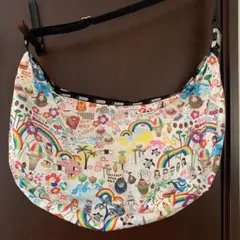 良柄ハワイ限定‼️レスポピッグ三日月ショルダーtokidokiコラボレア♪