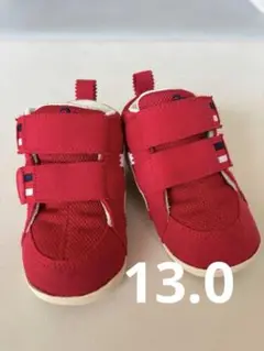 asicsアミュレファースト MS レッド 13.0cm