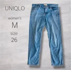 UNIQLO スキニーデニム 26 M相当 ライトブルー シンプル 快適 青色