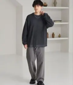 MONO-MARTセミワイドデニムパンツ