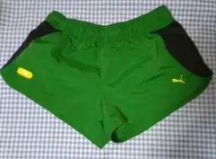 Puma ランニングショーツ グリーン/ブラック