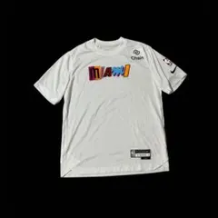 ヒートNBA選手支給品Used City ワームアップロングシャツMサイズ