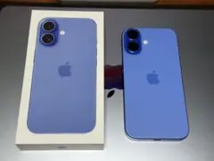 【極美品・保証あり】iPhone 16 128GB ウルトラマリン