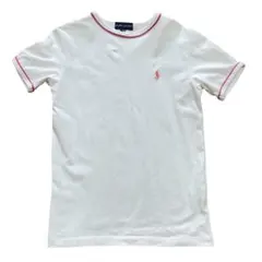 RALPH LAUREN Tシャツ 150 ホワイト ピンクのサムネイル