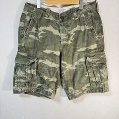 00s Abercrombie & Fitch カーゴパンツ 迷彩 ハーフパンツ