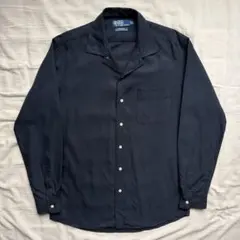 美品 希少 90s ラルフローレン MARLOWE シャツ 長袖 ブラックXXL