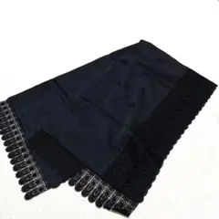 黒薄手和装ショール