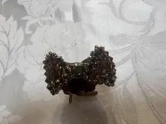 コンプレックスビズ　リボン ヘアクリップ ブラウンのサムネイル