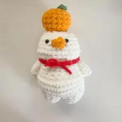 鏡餅ひよこのあみぐるみ