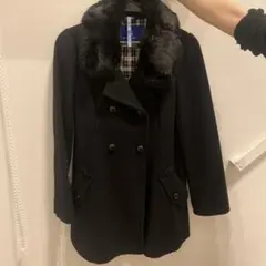 BURBERRY BLUE LABEL ブラックロングコート