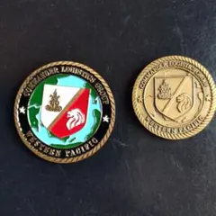 アメリカ海軍　CTF73 チャレンジコイン(2個セット)