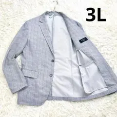 【美品】EPOCA UOMO テーラードジャケット 2XL 超軽量 洗えるのサムネイル