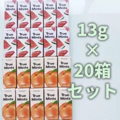 トゥルーミント ガム ピーチ＆スイカ 13g x 20箱セットのサムネイル