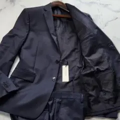 HUGO BOSS 最高級 スーツ PIAZENCA super180 ネイビー - メルカリ
