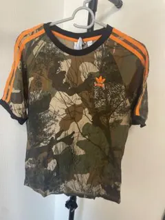 ★目立った汚れなし★adidas カモフラージュ Tシャツ J/S