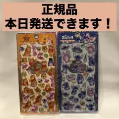 ◆プチドロップステッカー◆プーさん✴︎スティッチ♡正規品♡