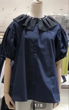 yori 】【shirocon】ループ刺繍セーラーブラウス - メルカリ