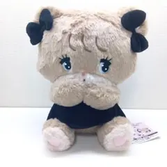 mikko　BLACK RIBBON　BIG ぬいぐるみ　ラテ