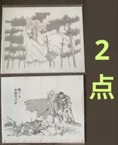 ベルセルク A3マット加工ポスター 3点セット ガッツ グリフィス ゾッド