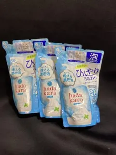 hadakara 泡で出るボディソープ ひんやりタイプ 詰替 3個のサムネイル