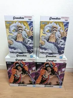 ワンピース Grandista フィギュア 4点セット ルフィ ティーチ - メルカリ