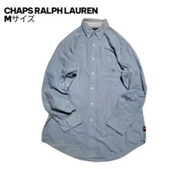 チャップス ラルフローレン ボタンダウンシャツ Mサイズブルー