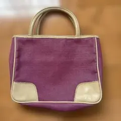 MONO COMME CA 紫 ハンドバッグ