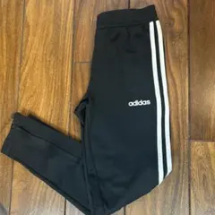 adidas 黒 ジャージ サイドストライプ