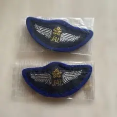 日本航空　ワッペン　2個セット