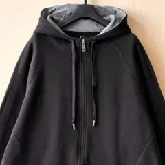 ジップパーカー 無地