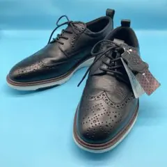 【未使用】 パトリックコックスPATRICKCOXウィングチップ革25.0cm黒