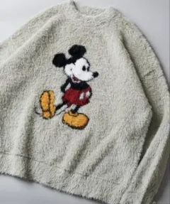 限定♡DISNEYミッキーマウス♡別注♡ビッグシルエット フェザーヤーンニット
