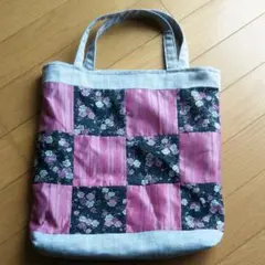 ハンドメイド 和柄トートバッグ