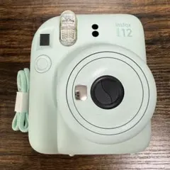 （美品）チェキ instax mini 12 ミントグリーン 本体のみ