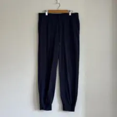 UNIQLO ユニクロ ウルトラストレッチ　エアリズム　ジョガーパンツ　ネイビー