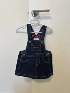 mikiHOUSE デニムオーバーオール 80cm