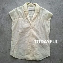 TODAYFUL オープンカラーシアーシャツ - メルカリ