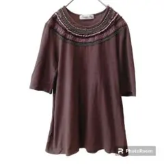 Kansai Bis 【M】カットソー 半袖 レディース USED 古着のサムネイル