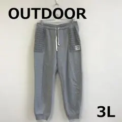 最終　A1209B12【OUTDOOR】裏起毛スウェットジョガーパンツ