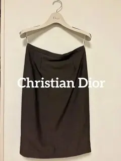 Christian Dior ディオール ブラウンタイトスカートのサムネイル