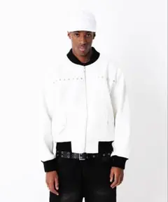 AFB STUDDED BOMBER JACKET