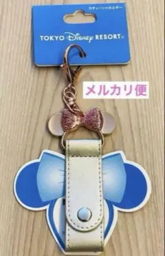 【ディズニー】カチューシャホルダー ミニーマウス ピンクゴールド