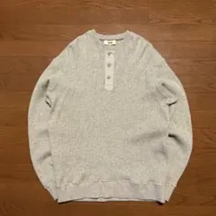 90s VAN JACKET ヘンリーネック ワッフルサーマルカットソー Mのサムネイル