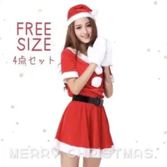 早割❣️今だけ タイムセール サンタコスプレ 半袖 ワンピース レディース衣装