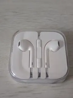Apple 有線イヤホン　ホワイト ケース付き