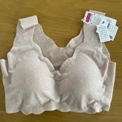 グンゼ　キレイラボ　ブラファンデ　ノンワイヤーブラジャー　ベージュ　L 未使用のサムネイル