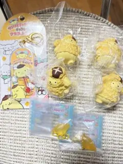 ポムポムプリン　チャーム　マスコットセット