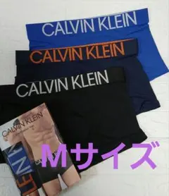 CALVIN KLEIN 　ボクサーパンツ 　Mサイズ　3枚セット　黒、青、紺