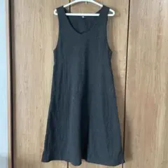 値下げ中！UNIQLO グレー ノースリーブワンピース M