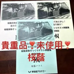 早稲田アカデミー2025 NN桜蔭クラス 桜蔭そっくりテスト 解答解説付 未使用 2025年最新】桜蔭オープンの人気アイテム - メルカリ